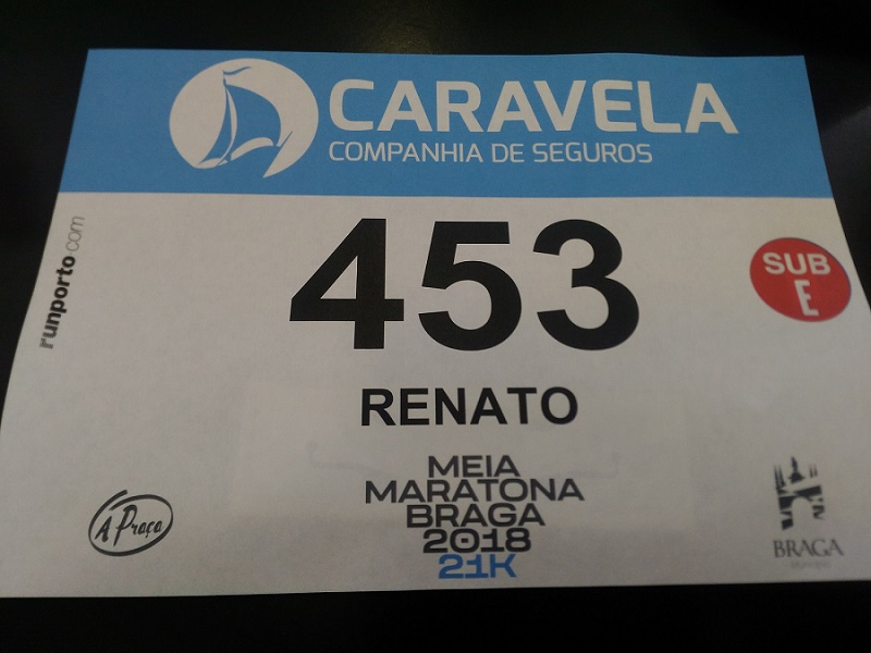 Correr com Dorsal VIP - Meia Maratona Braga 2018